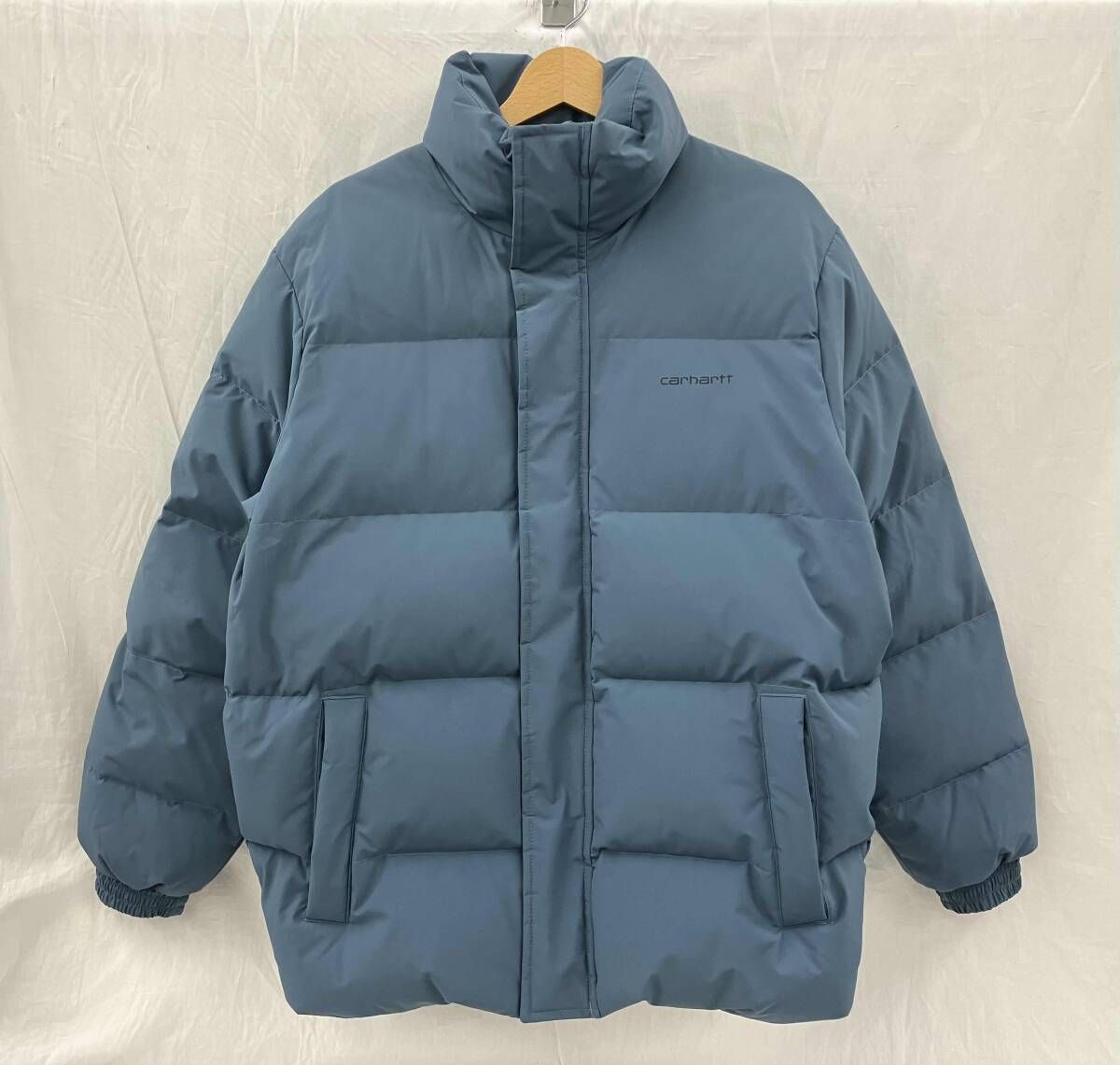 Carhartt ダウンジャケット ブルーグレー Carhartt カーハート 1029450 ダウンジャケット ブルー - メルカリ