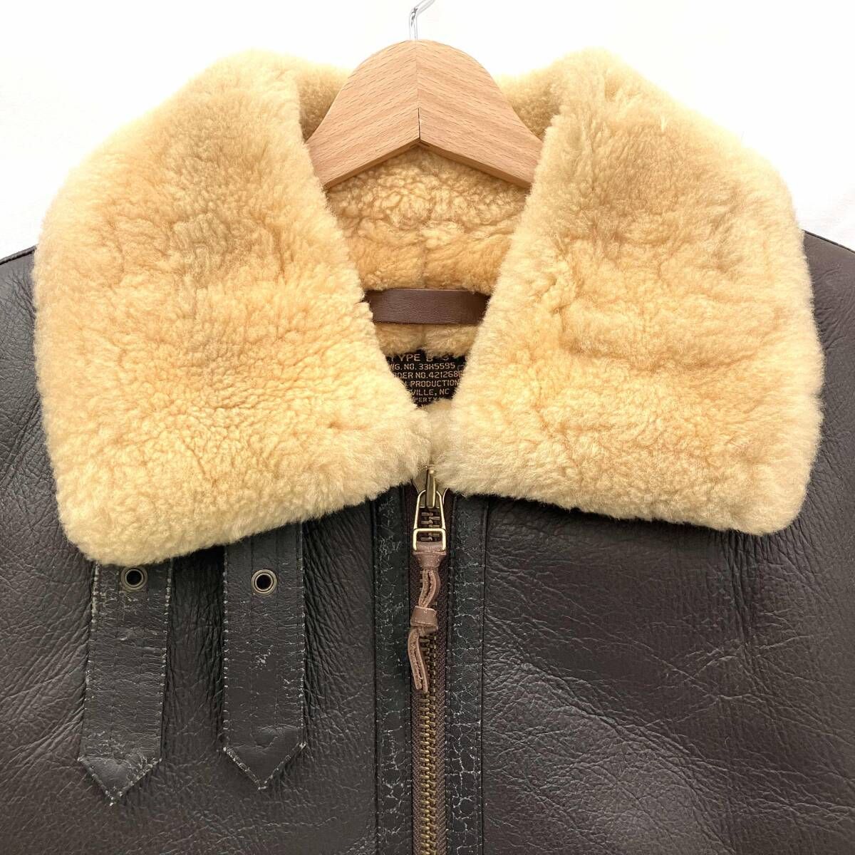 未使用タグ付き MORGAN B-6 ムートンフライトジャケット 未使用タグ付き MORGAN B-6 ムートンフライトジャケット 一瞬セール