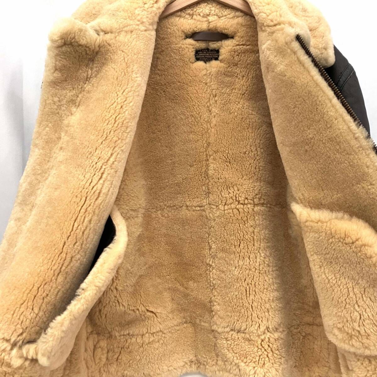 未使用タグ付き MORGAN B-6 ムートンフライトジャケット 未使用タグ付き MORGAN B-6 ムートンフライトジャケット 一瞬セール