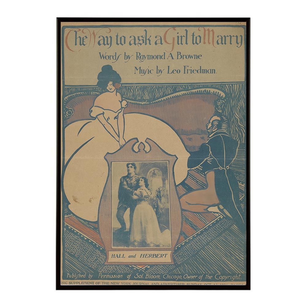 B2サイズ（約51x73cm）】【bn-poster-1690】超古いポスター 復刻 絵画