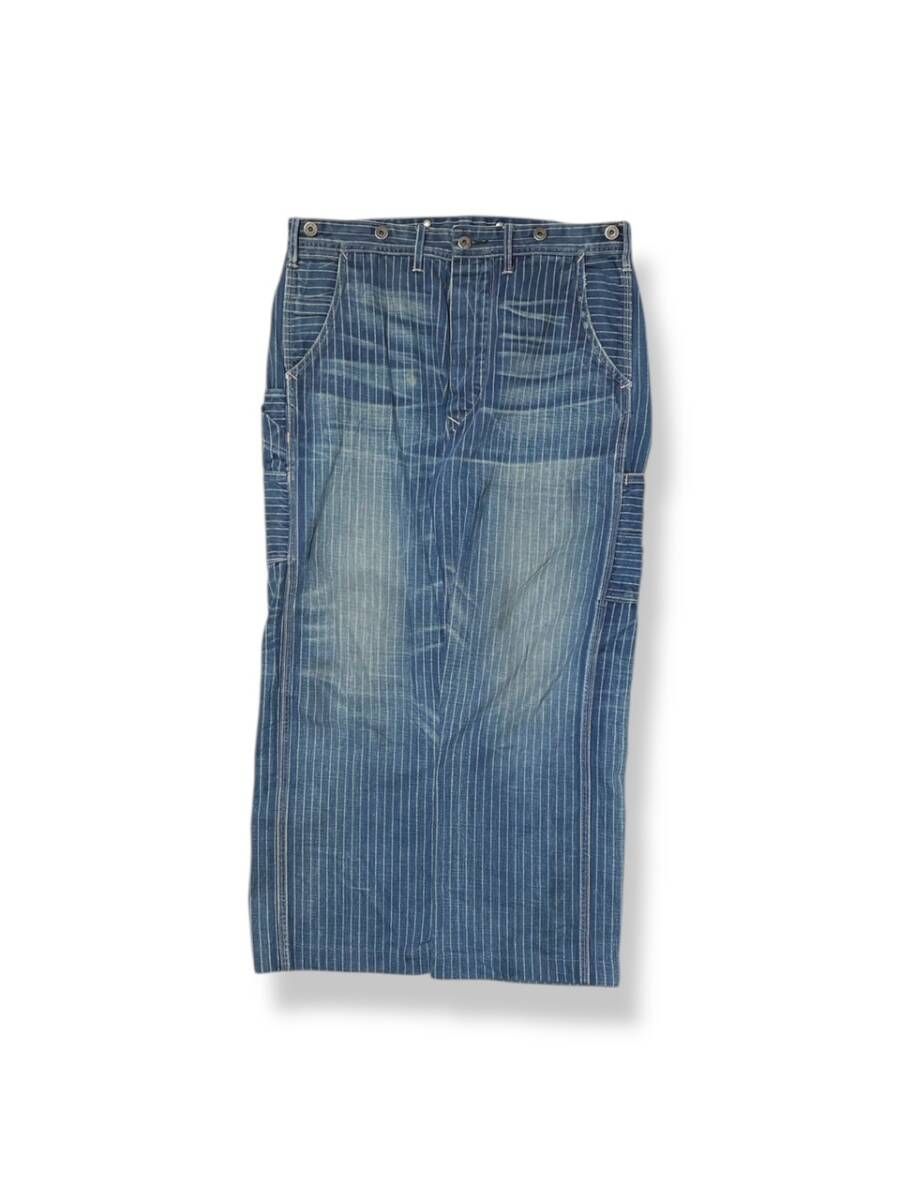 00 s RRL RALPH LAUREN WABASH STRIPE PAINTER PANTS サイズ34 ストライプ ダブルアールエルラルフローレン