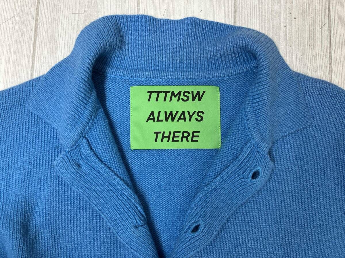 TTT_MSW ティー TTT-2023SS-OKT01 カーディガン サイズM ブルー - メルカリ