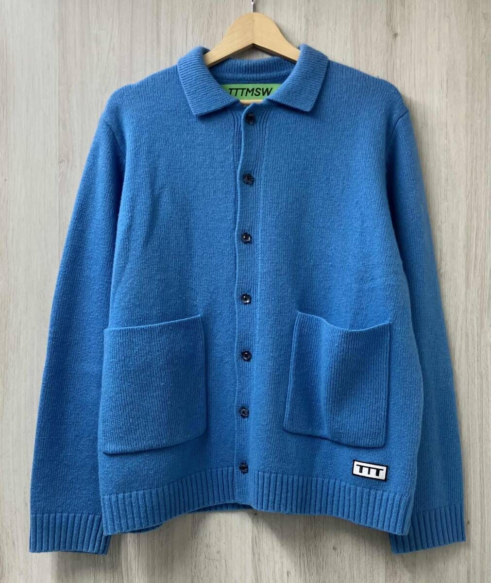 TTT_MSW ティー TTT-2023SS-OKT01 カーディガン サイズM ブルー - メルカリ