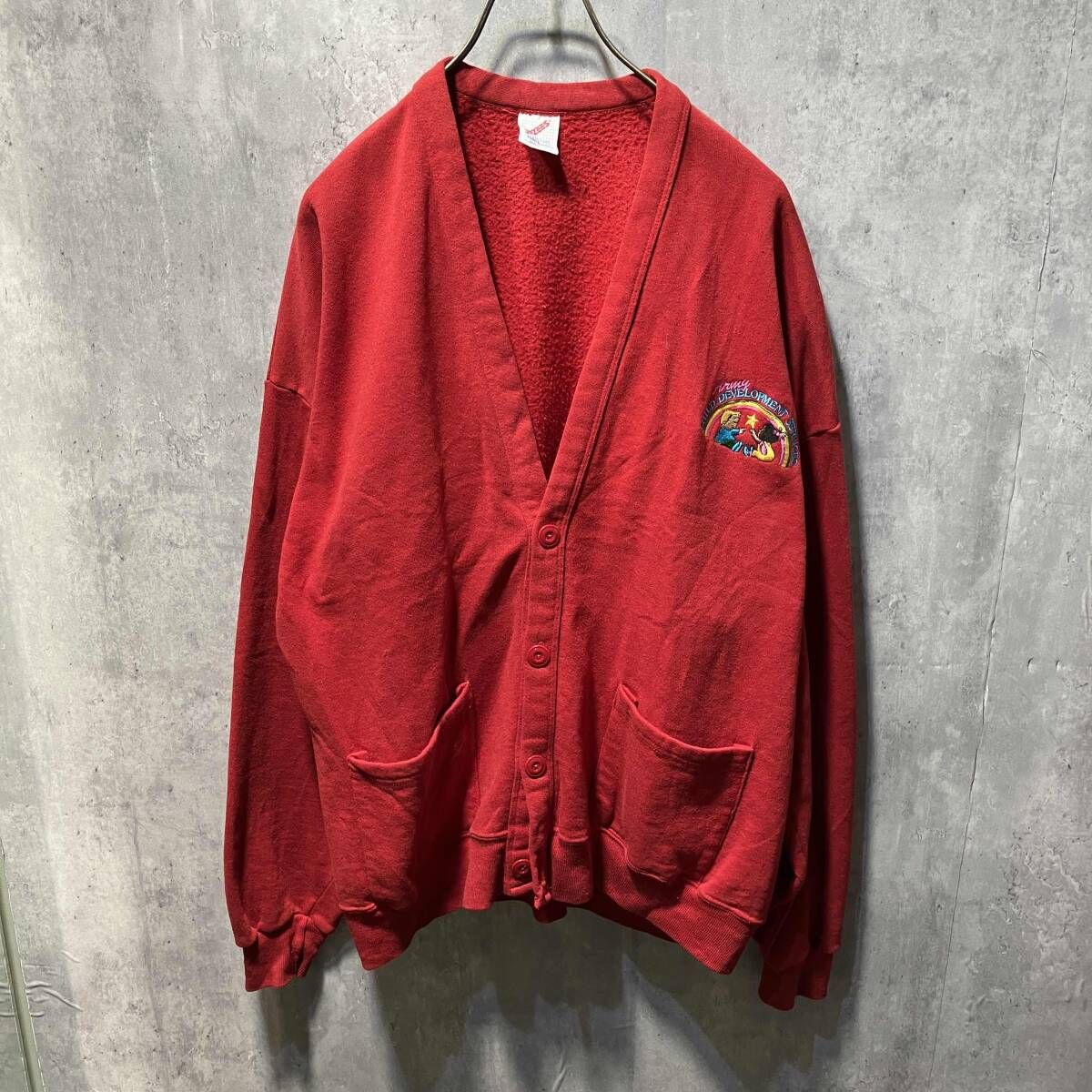古着 JERZEES SWEAT CARDIGAN スウェットカーディガン ジャージーズ