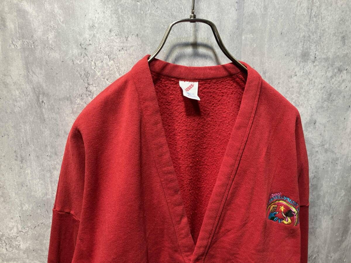 古着 JERZEES SWEAT CARDIGAN スウェットカーディガン ジャージーズ