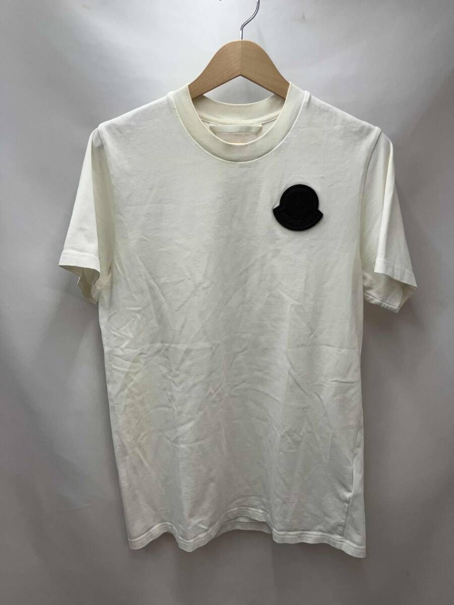 MONCLER モンクレール Tシャツ 半袖Tシャツ サイズM オフホワイト 夏