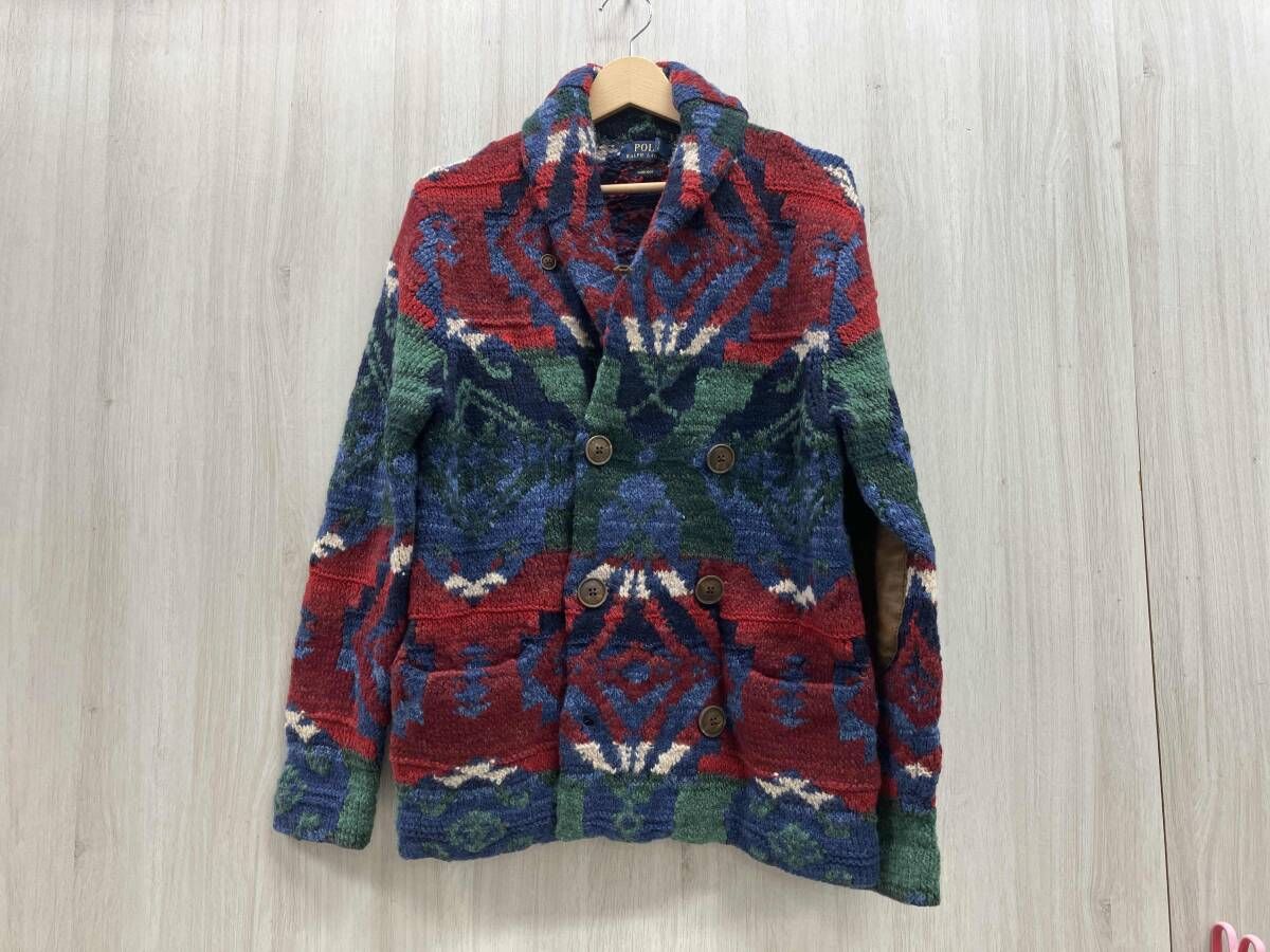 POLO RALPH LAUREN カーディガン 表記サイズM ネイティブ柄