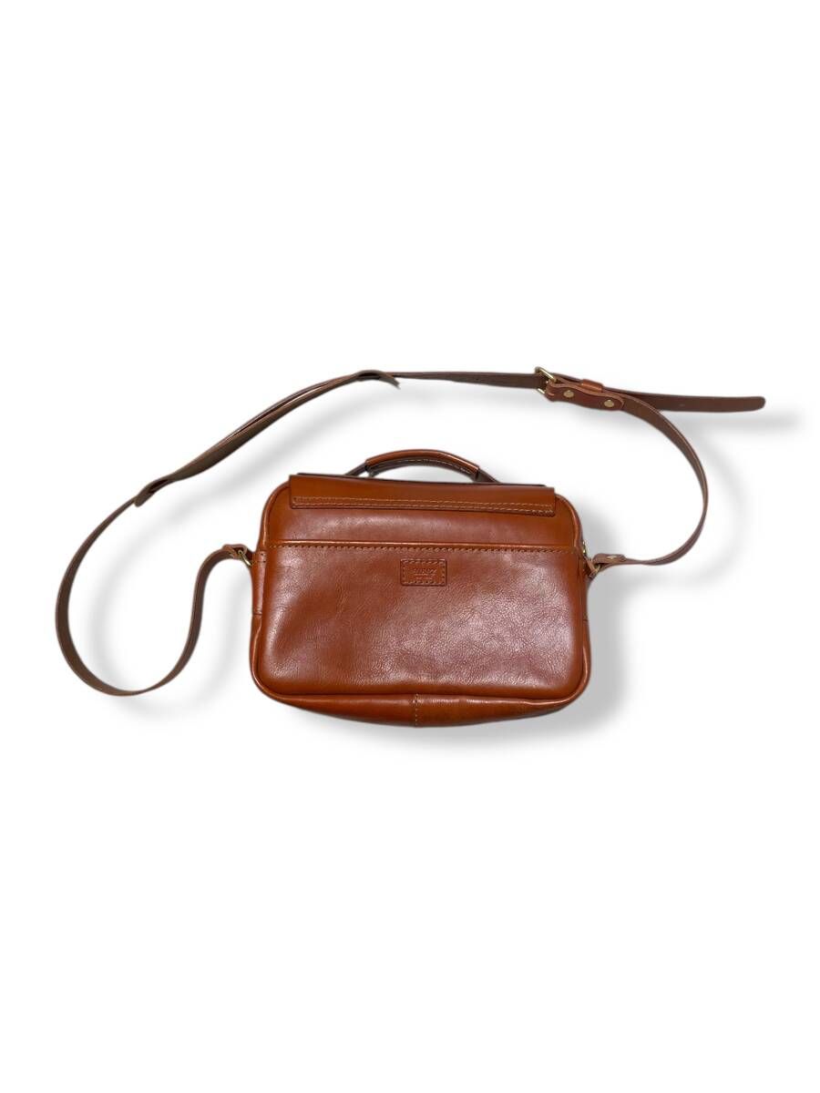 HERZ shoulder bag ショルダーバッグ サッチェルバッグ ブラウン