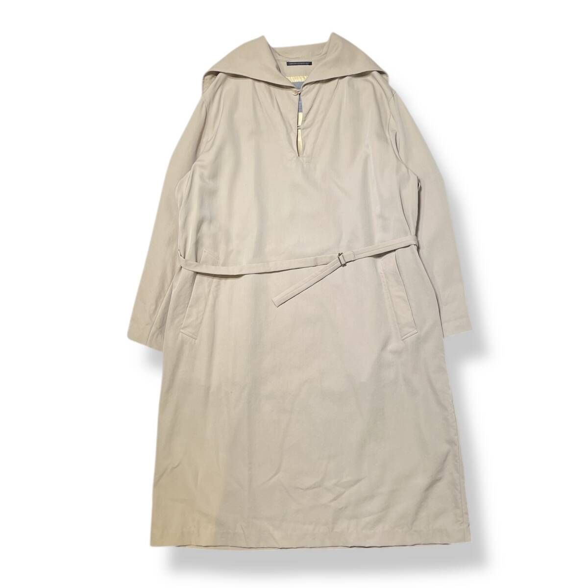 92 aw archive YOHJI YAMAMOTO POUR HOMME セーラー ウールロングプルオーバーコート サイズМ ヨウジヤマモトプールオム