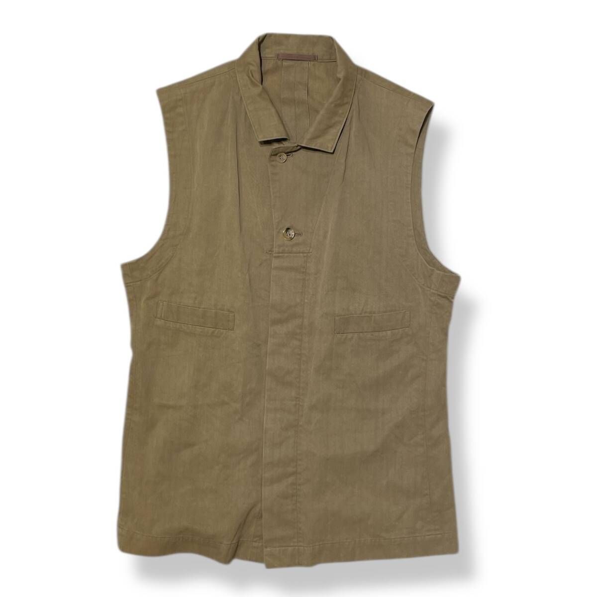 95 ss archive COMME des GARCONS HOMME PLUS ベスト WORK期 ワークロングベスト サイズМ コムデギャルソンオムプリュス