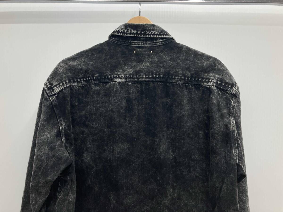 MINEDENIM / デニムシャツ/2210-5002-98-012/ブラック/1 MINEDENIM マインデニム ブラックデニムシャツ 2210-5002-98-012
