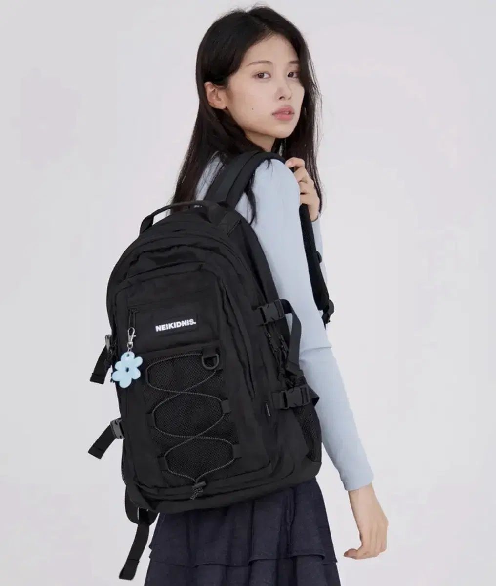 ネイキッドネス メッシュ シャーリング バックパック ブラック