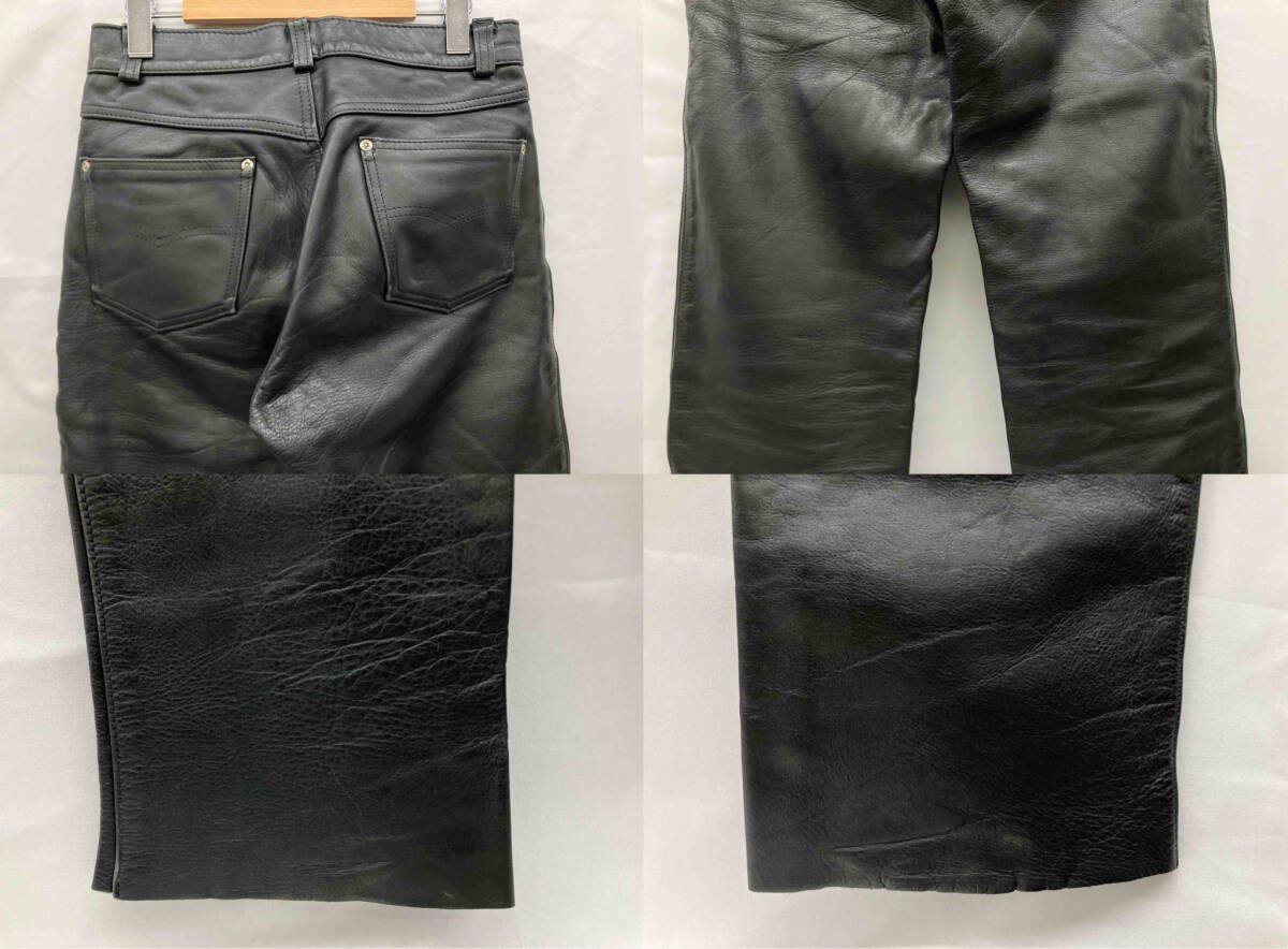 SCHOTT ショット レザー パンツ 販売 ボトム made in USA ブラック