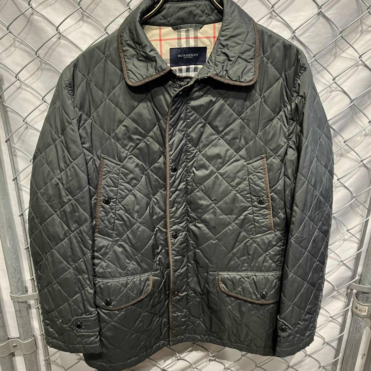 BURBERRY London キルティングジャケット オリーブ バーバリーロンドン