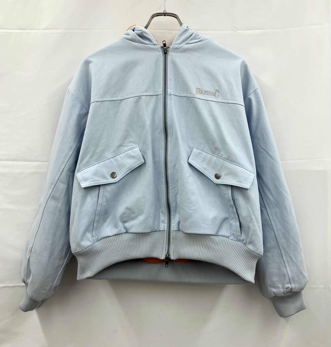 BlessU ダウンジャケット Mサイズ 水色 通販ファッション - BlessU ダウンジャケット Mサイズ 水色 W119118138