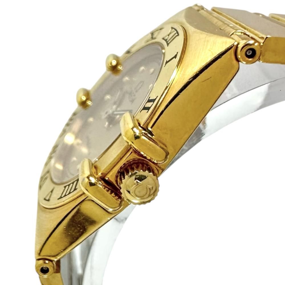 OMEGA/オメガ】コンステレーション 腕時計 GP クオーツ シャンパン