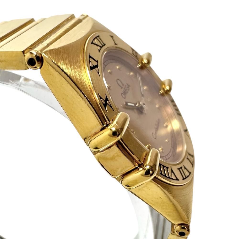 OMEGA/オメガ】コンステレーション 腕時計 GP クオーツ シャンパン