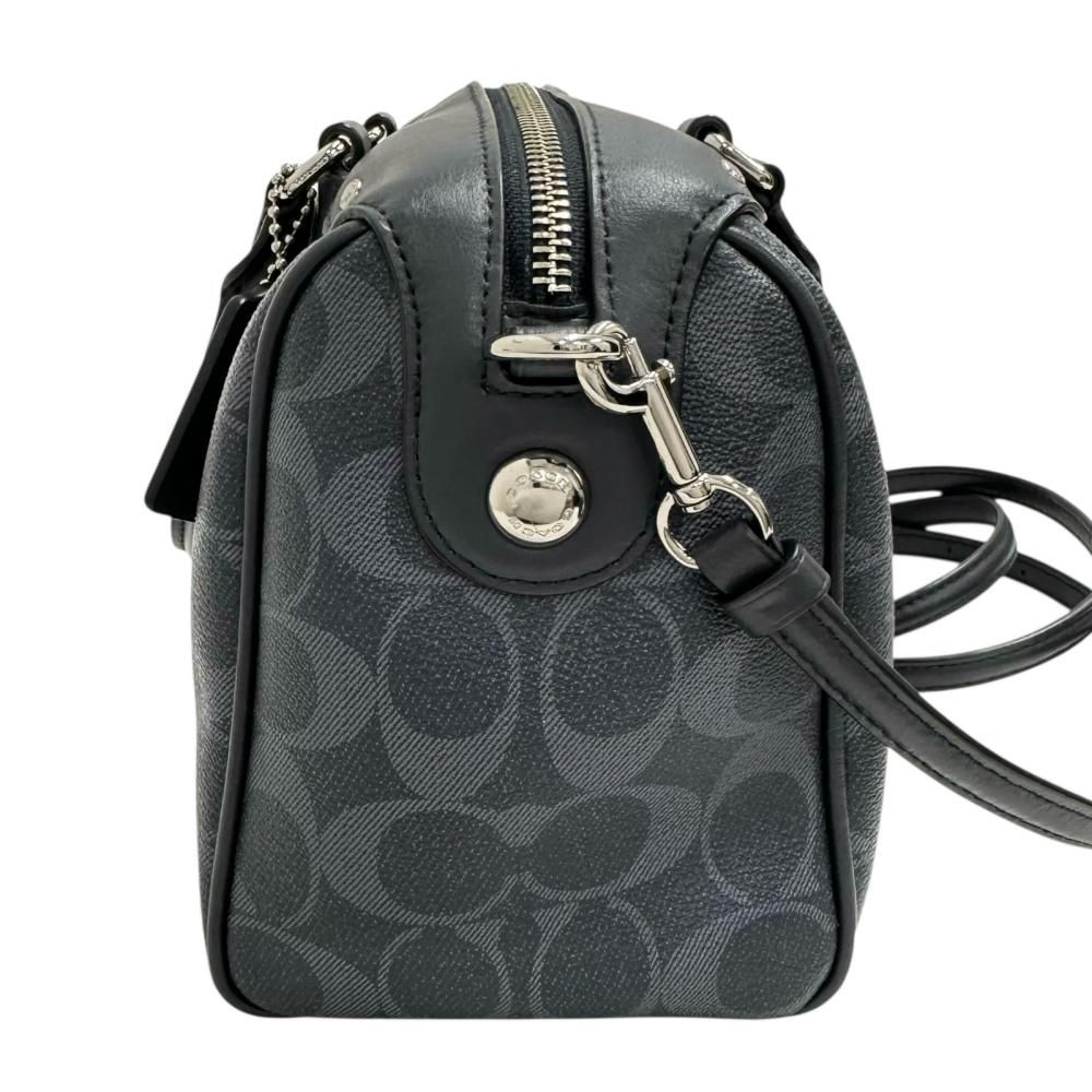 COACH/コーチ】F57672 シグネチャー ミニボストン ショルダー 2way