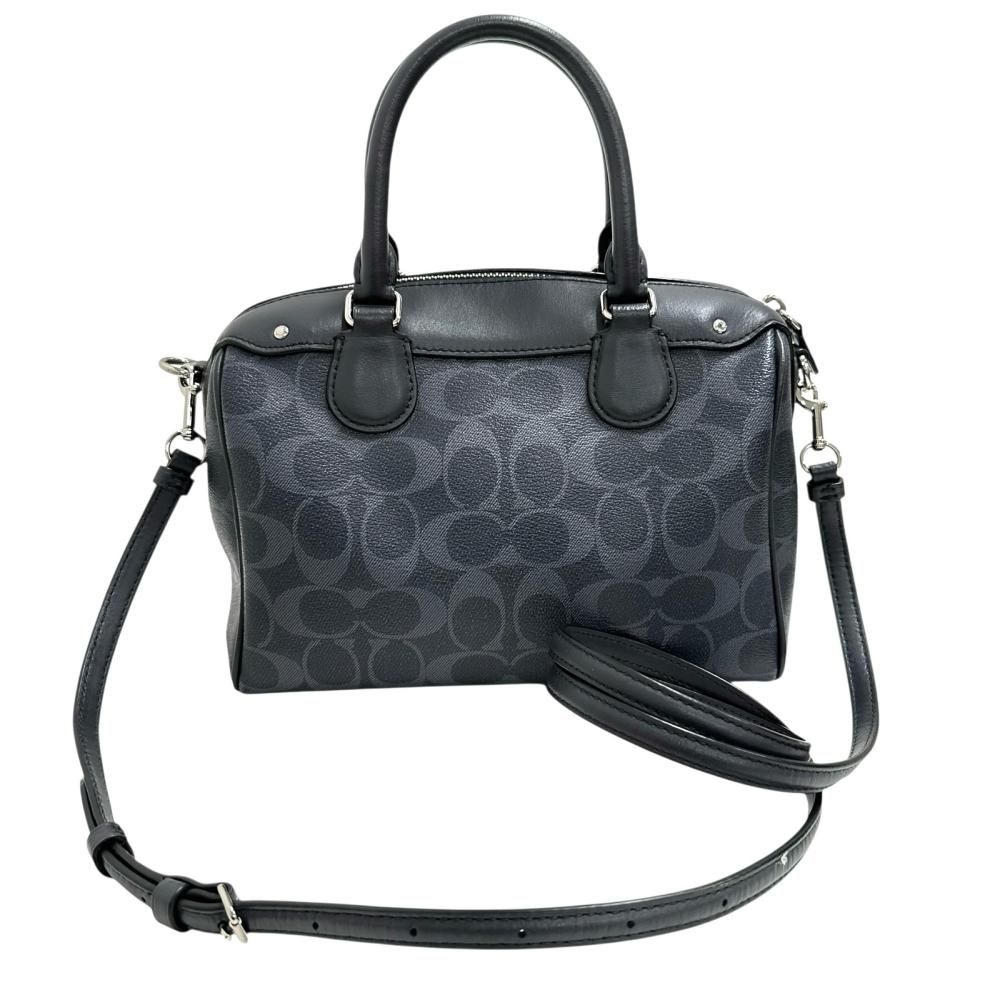 COACH/コーチ】F57672 シグネチャー ミニボストン ショルダー 2way