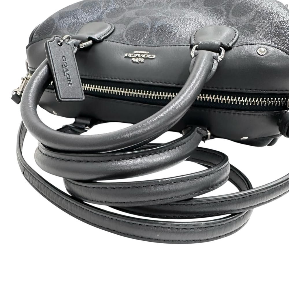 COACH/コーチ】F57672 シグネチャー ミニボストン ショルダー 2way