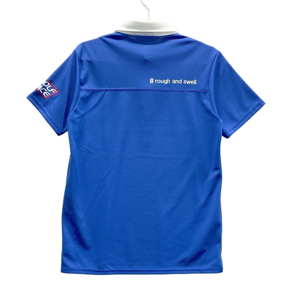 サイズ：S ROUGH&SWELL ラフアンドスウェル 半袖ポロシャツ ブルー系