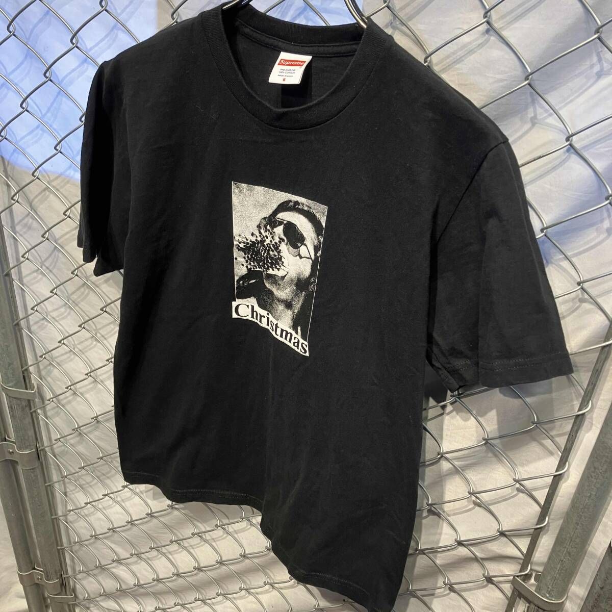 supreme 半袖Tシャツ 22AW Cigarette Christmas ブラック S