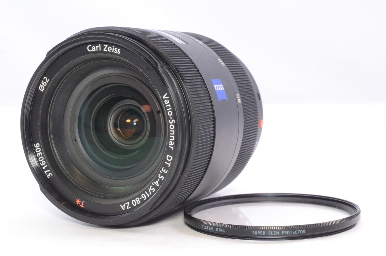 レンズフィルター付き SONY ソニー Vario-Sonnar T DT 16-80 mm F 3.5-4.5 ZA 標準ズームレンズ