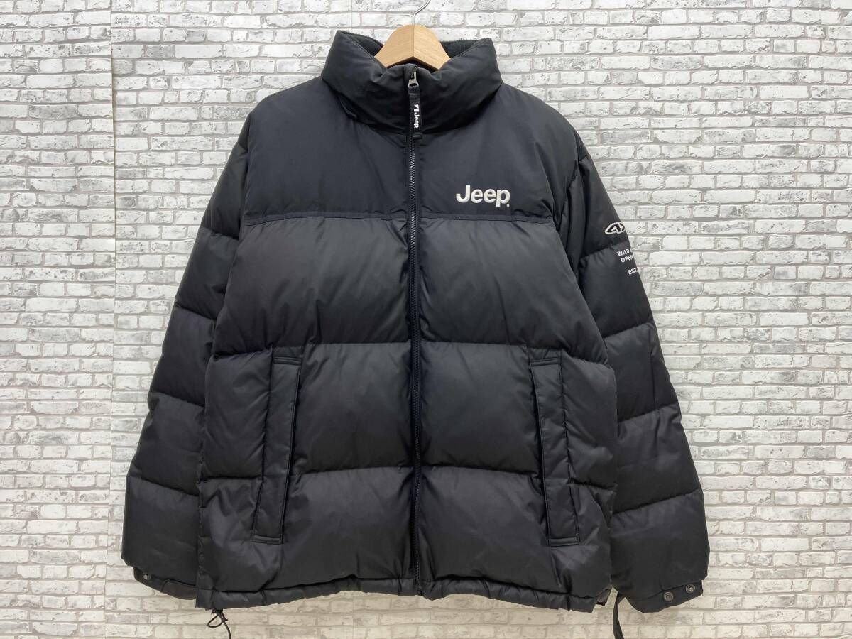 JEEP ジープ ダウンジャケット LEGENDARY DURABILITY サイズM ブラック