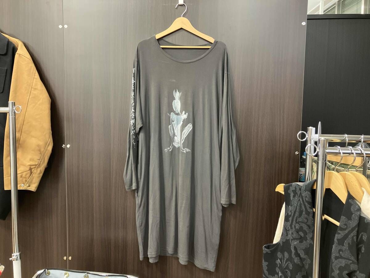 YOHJI YAMAMOTO POUR HOMME 長袖TシャツC MO JERSEY BIG LONG SLEEVE