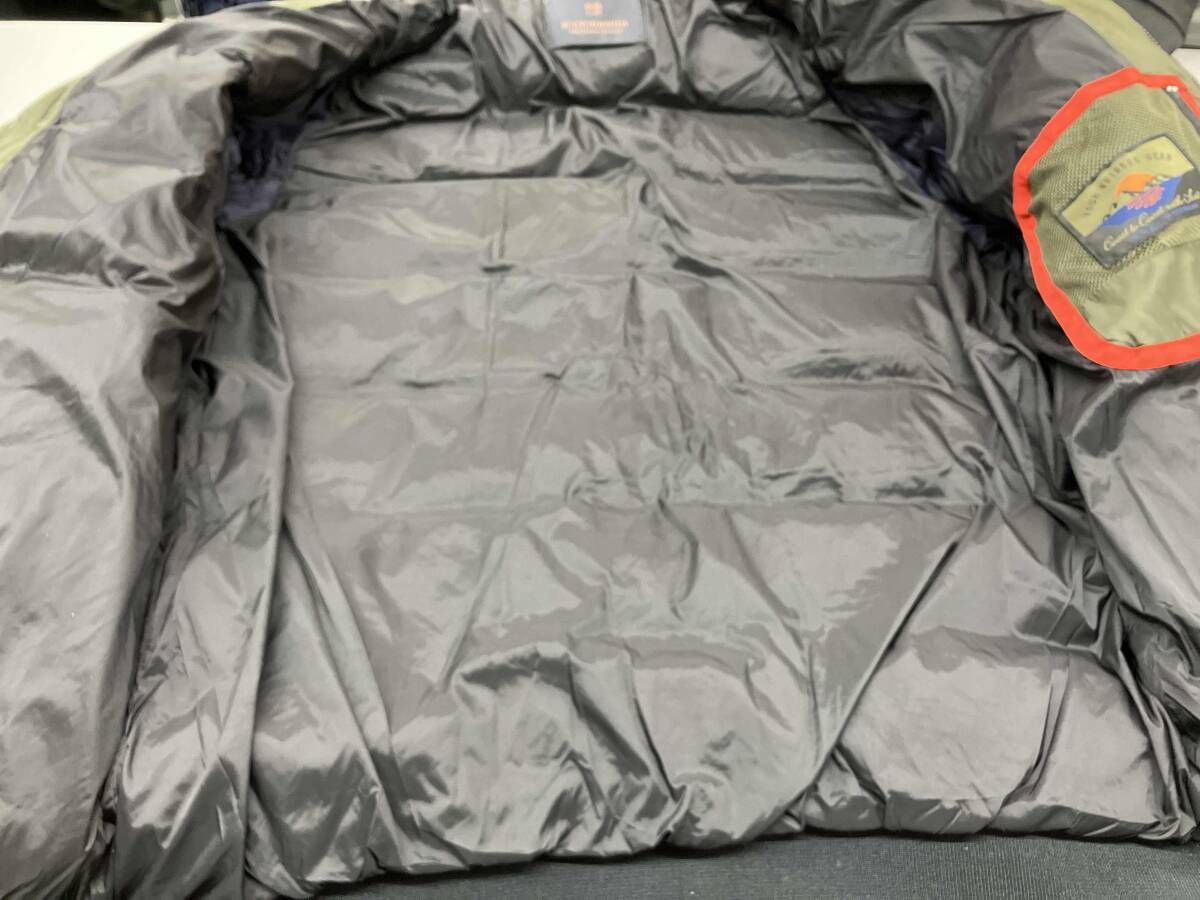 美品　SCOTCH & SODA ダウンジャケット　ダウン　カーキ　フード付き SCOTCH & SODA ダウンジャケット ダウン カーキ フード付き D