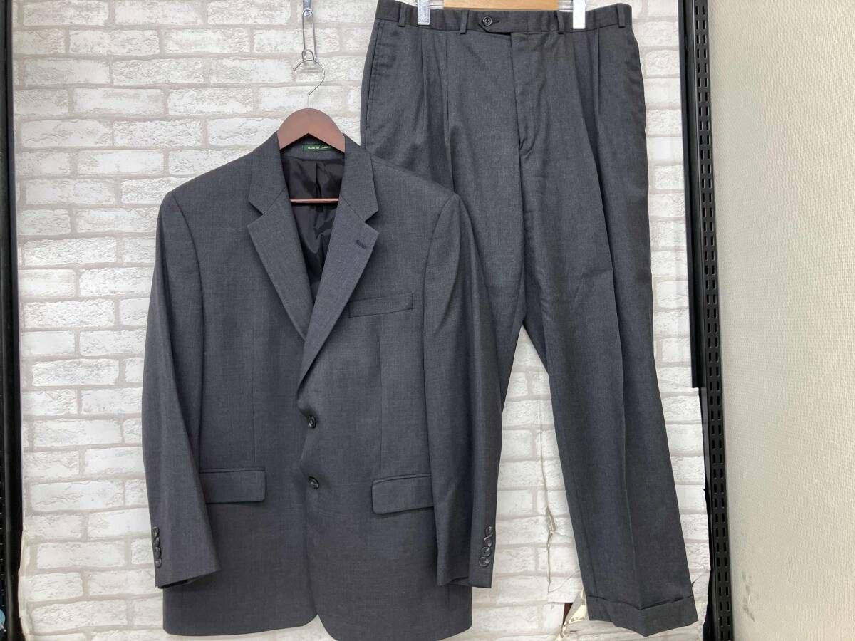 LAUREN RALPH ローレンラルフローレン メンズ グレー スーツセット セットアップ ビジネス 通勤