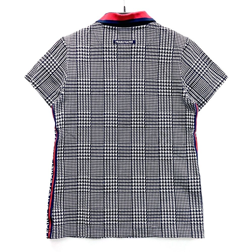 サイズ：0 PEARLY GATES パーリーゲイツ 半袖ポロシャツ サイドロゴ