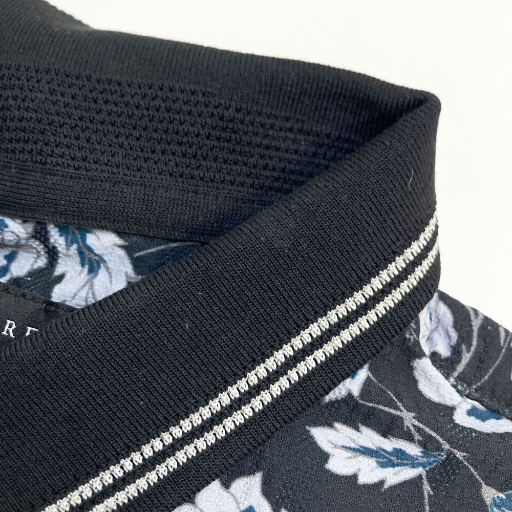 サイズ：S ST ANDREWS セントアンドリュース 半袖ポロシャツ 花柄