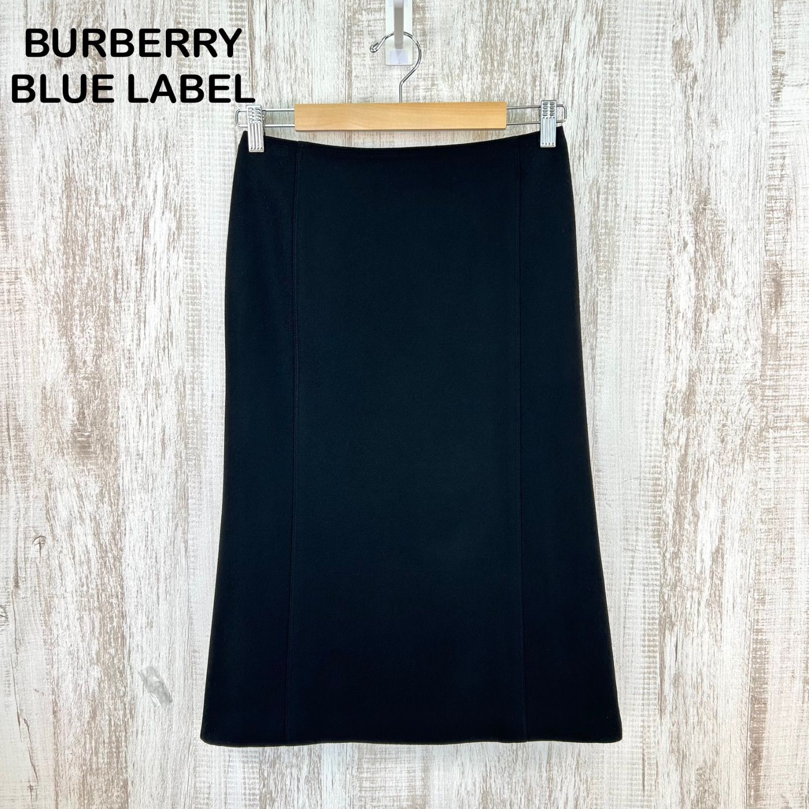 BURBERRY BLUE LABEL バーバリーブルーレーベル ウール100% タイト