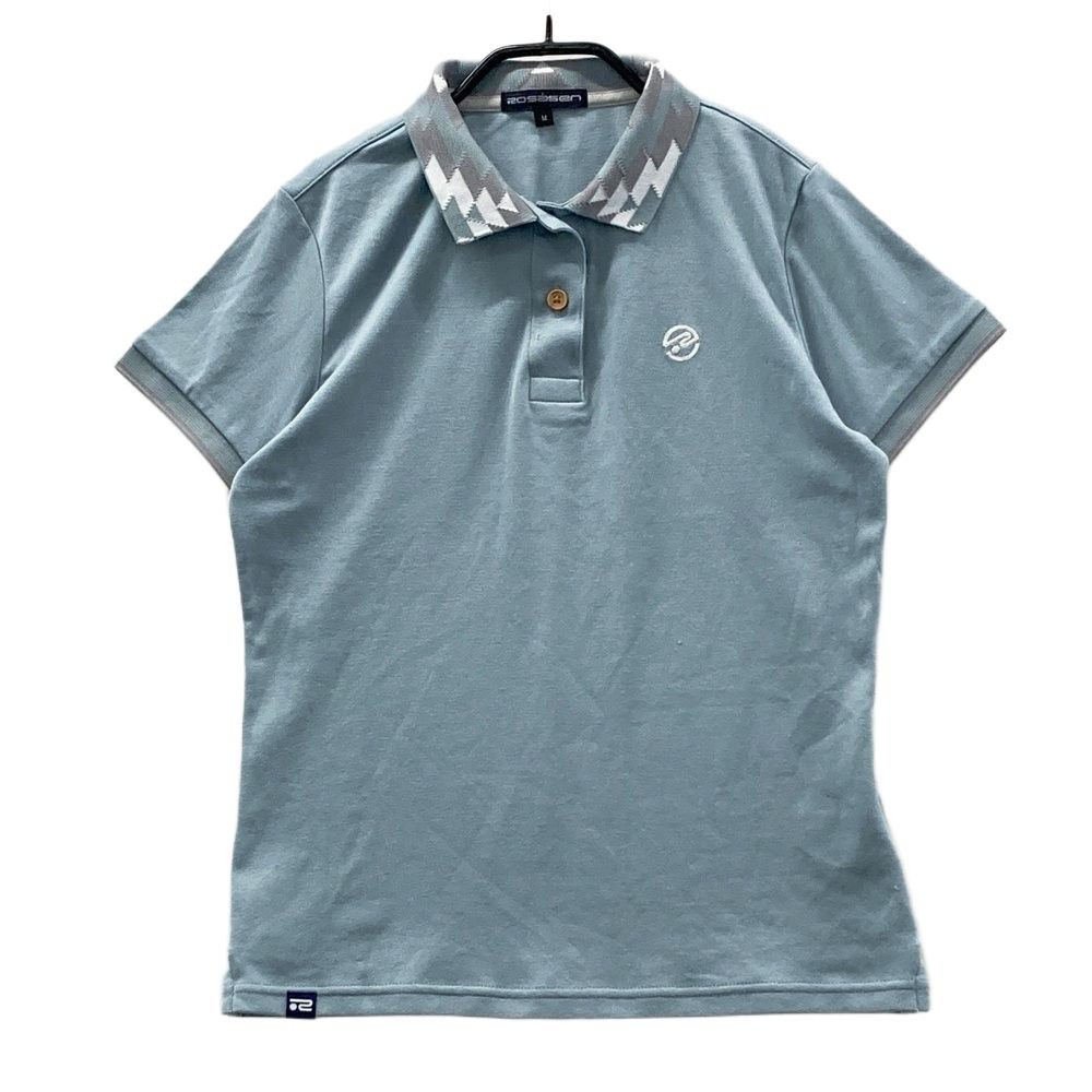 ロサーセン　ポロシャツ　Mサイズ サイズ：M ROSASEN ロサーセン 半袖ポロシャツ ブルー系 [240101579122