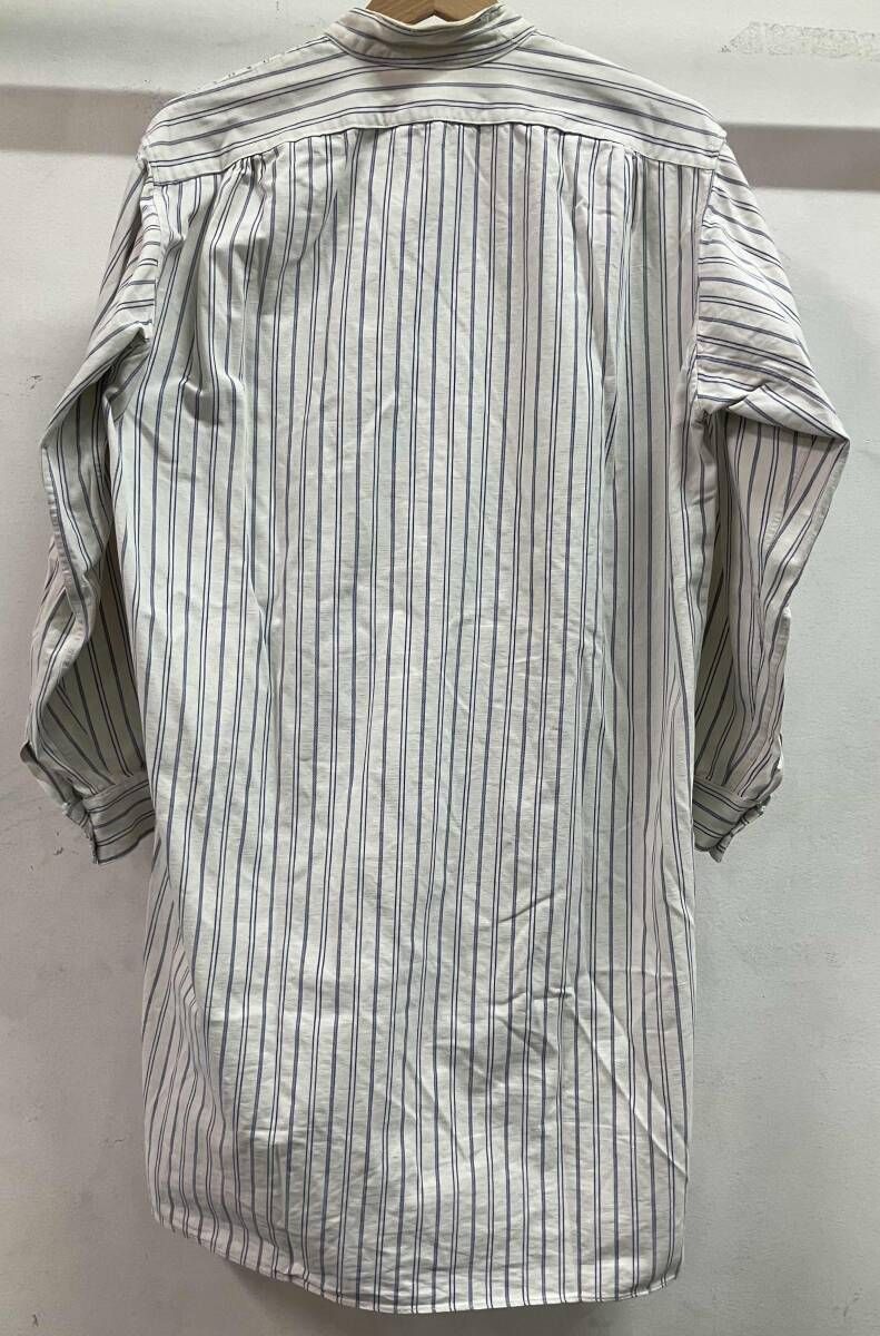 その他 長袖シャツ グランパシャツ ストライプ 50s～ マチあり ノー