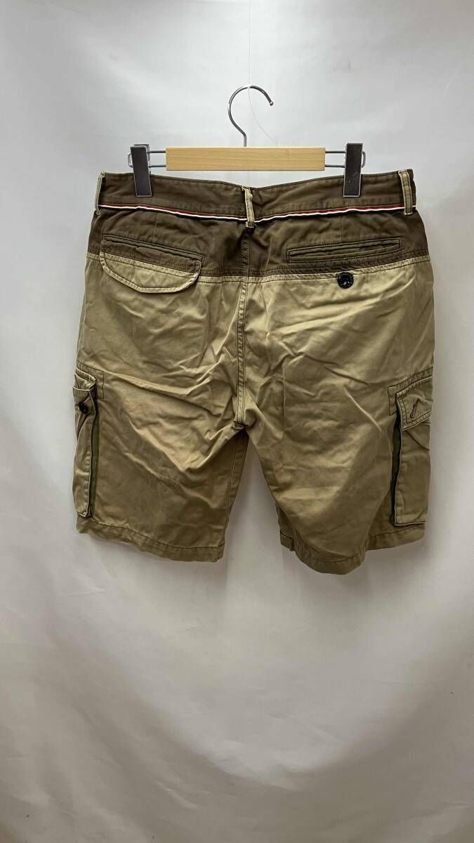 MONCLER モンクレール パンタロンバルミューダ ハーフ 綿パン サイズ50 カーキ 夏