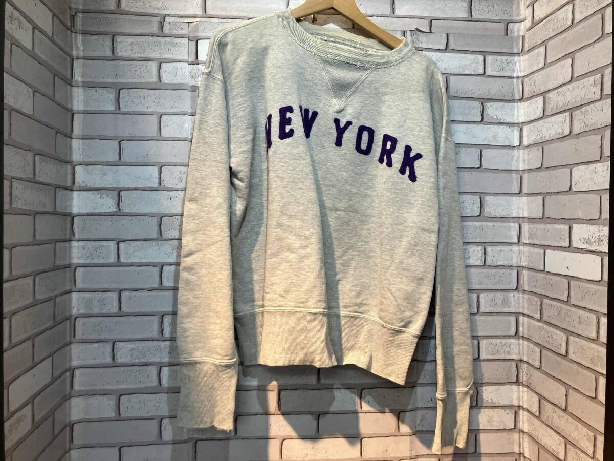 旧リアルマッコイズ JOE McCOYボールパーク 前Vスウェット