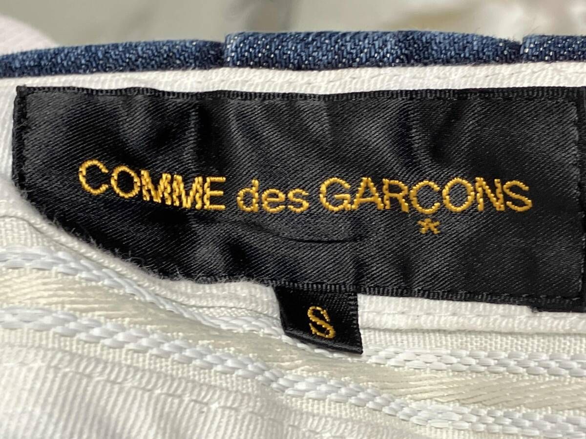  21 ss COMME des GARCONS シルクコットンショートパンツ GHP 007 サイズS ブルー系 コムデギャルソン ショートパンツ ハーフパンツ パンツ