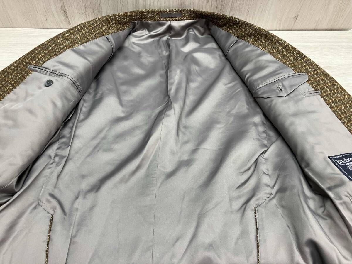 最も安い Burberrys' BBE72-746-58 格子柄 エルボーパッチ テーラード