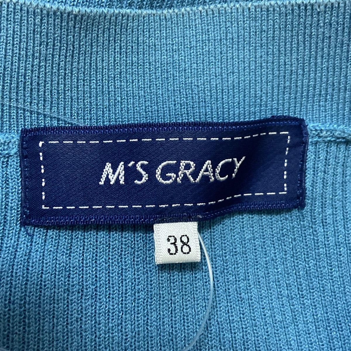 M'S GRACY(エムズグレイシー) ボレロ サイズ38 M レディース - ブルー