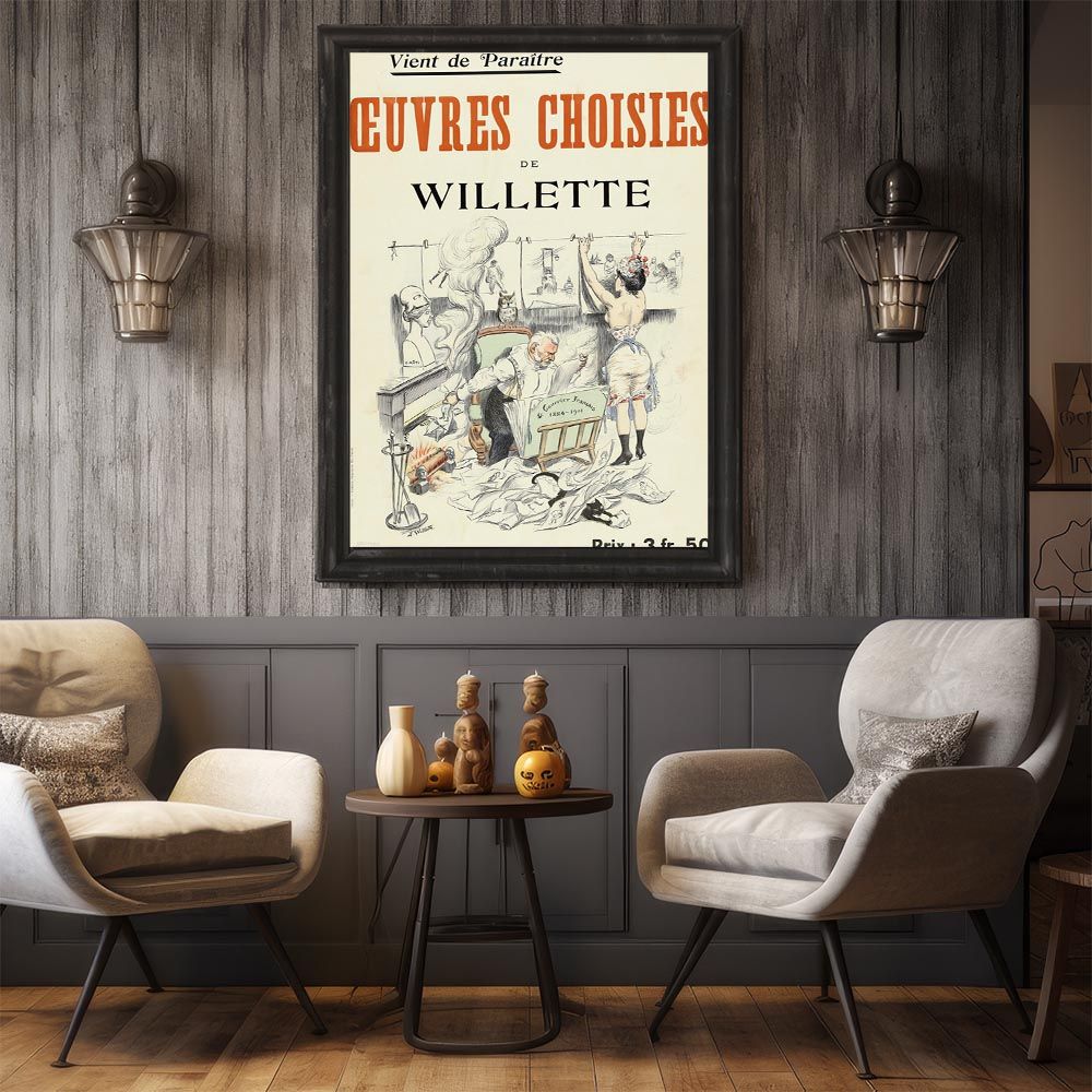 B4サイズ（約25x36cm）】【bn-poster-1750】超古いポスター 復刻 絵画