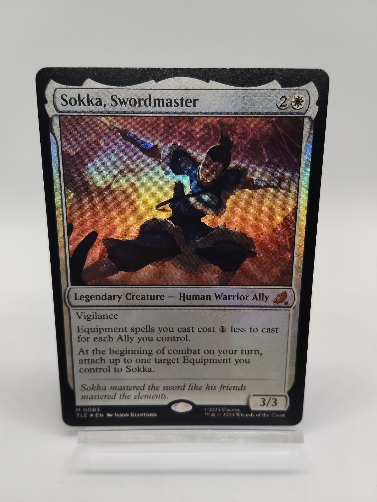 英語版 Foil】剣豪、サカ / Sokka, Swordmaster / アバター / MTG