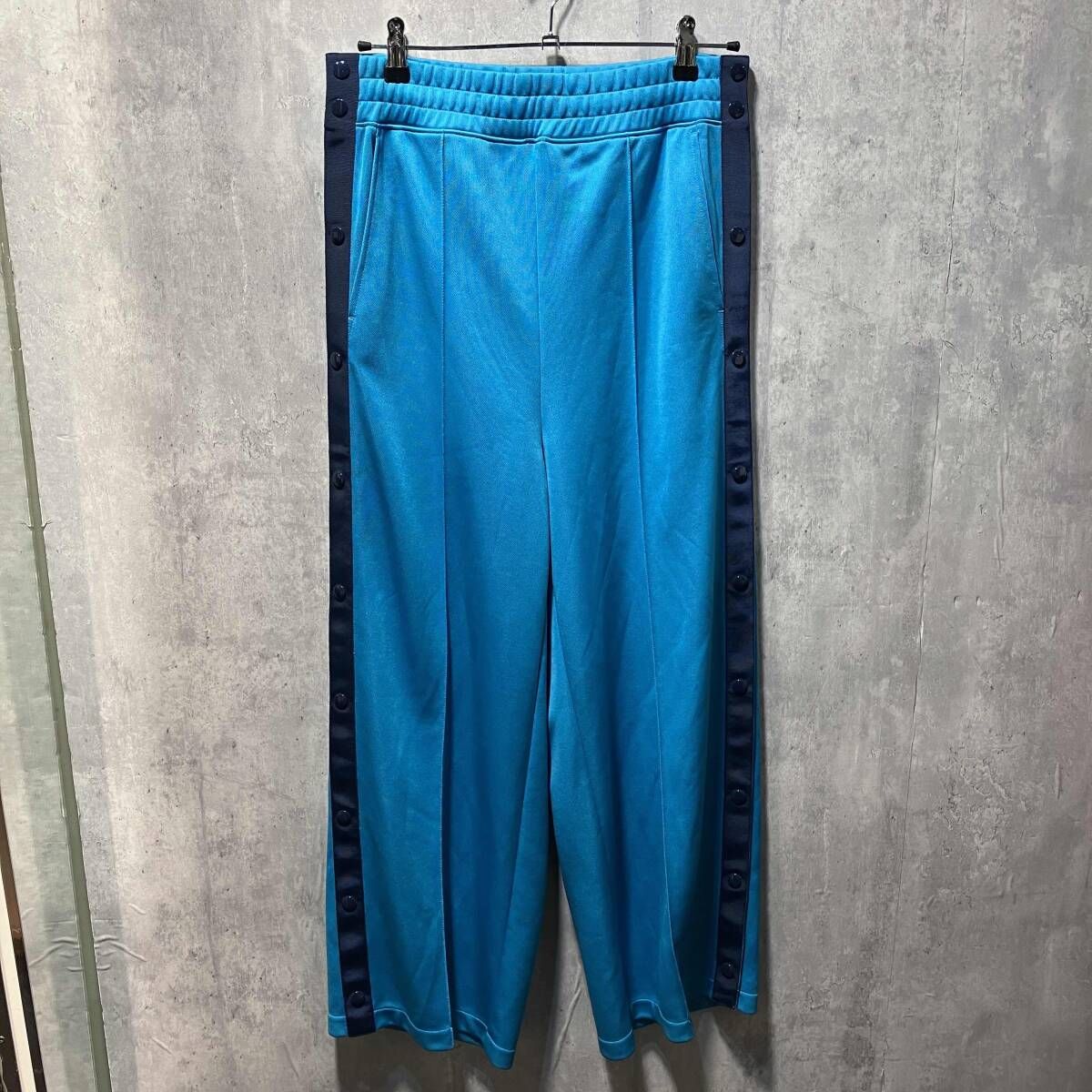 DIGAWEL ロングパンツ サイドスナップトラックパンツ サイズ2 ブルー ディガウェル