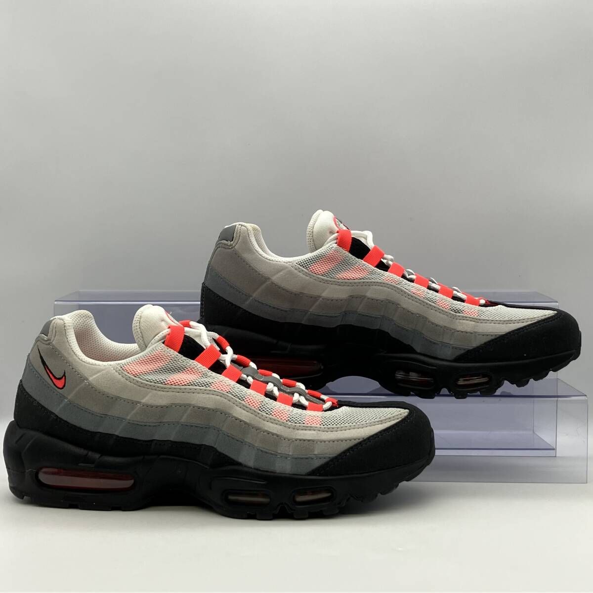 NIKE AIR MAX 95 WHITE SOLAR RED ナイキ エアマックス 95 ホワイト 