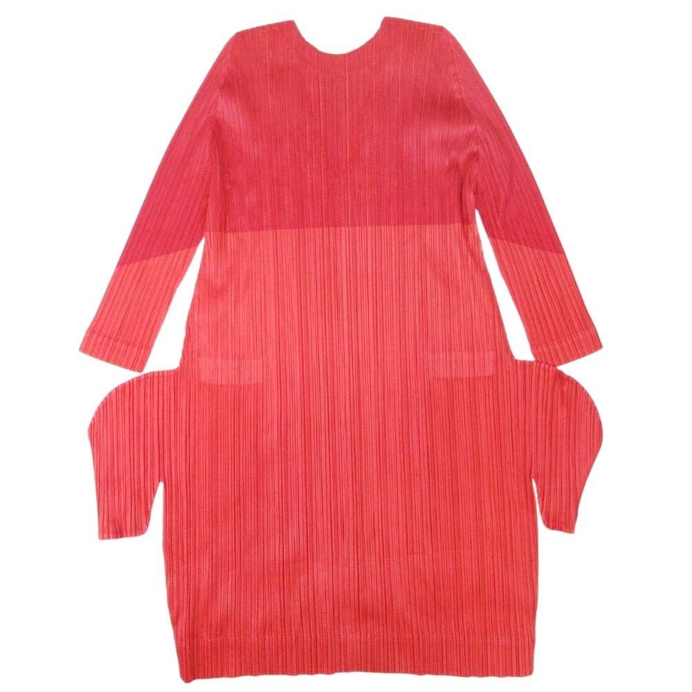 プリーツプリーズ　横プリーツ　チュニック 良品 03aw PLEATS PLEASE プリーツプリーズ イッセイミヤケ 変形