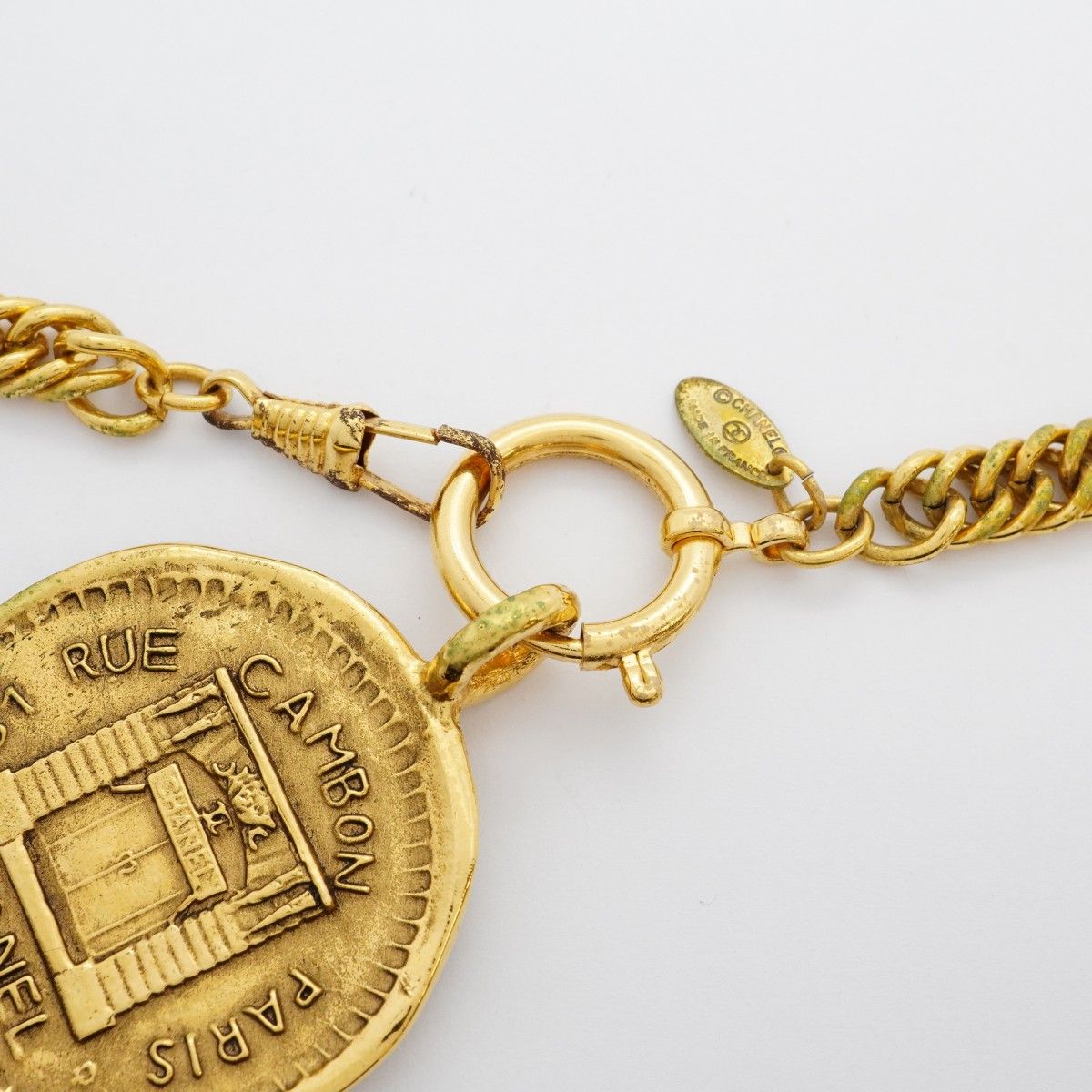 ☆SALE【5job0287】シャネル ネックレス ヴィンテージ シャネルロゴ