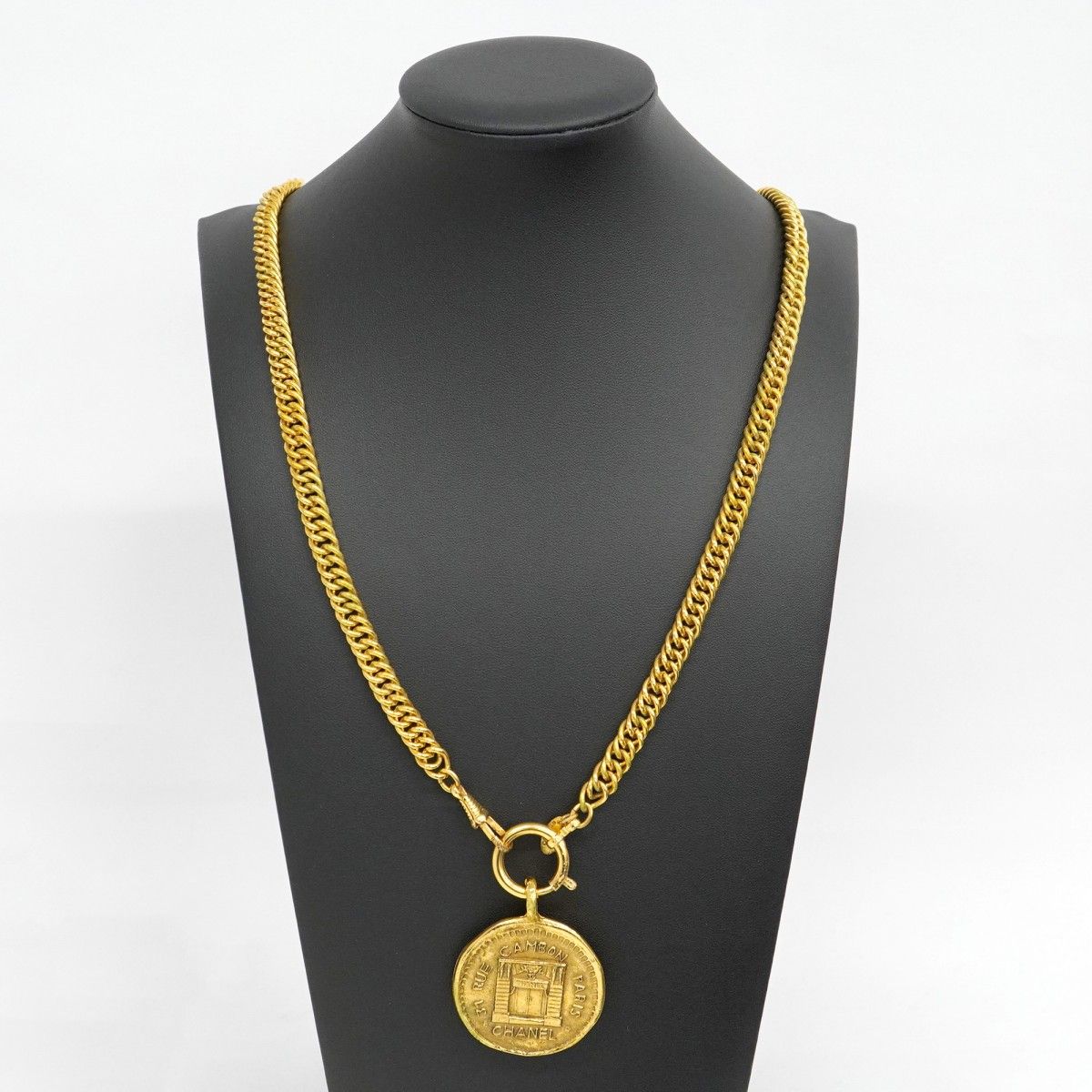☆SALE【5job0287】シャネル ネックレス ヴィンテージ シャネルロゴ