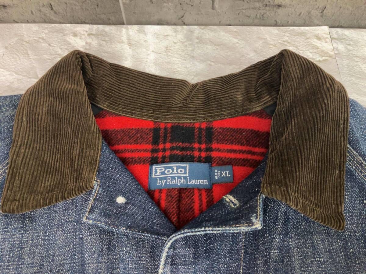 POLO RALPH LAUREN ポロラルフローレン デニムカバーオール 裏地