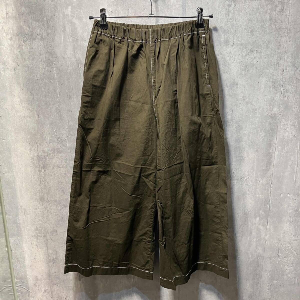 19ss TORICOT COMME des GARCONS パンツ ステッチデザインクロップド